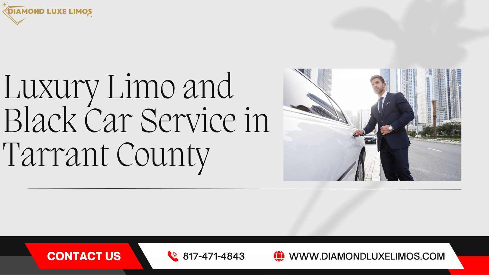 Luxury Limo and Black Car Service in Tarrant County by Diamond Luxe Limos