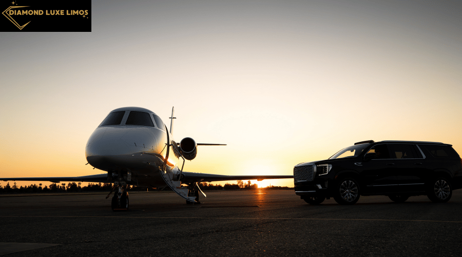 jet aviation, signature aviation, netjet aviationluxury black car service at Palm Beach International airport pbi by diamond luxe limos