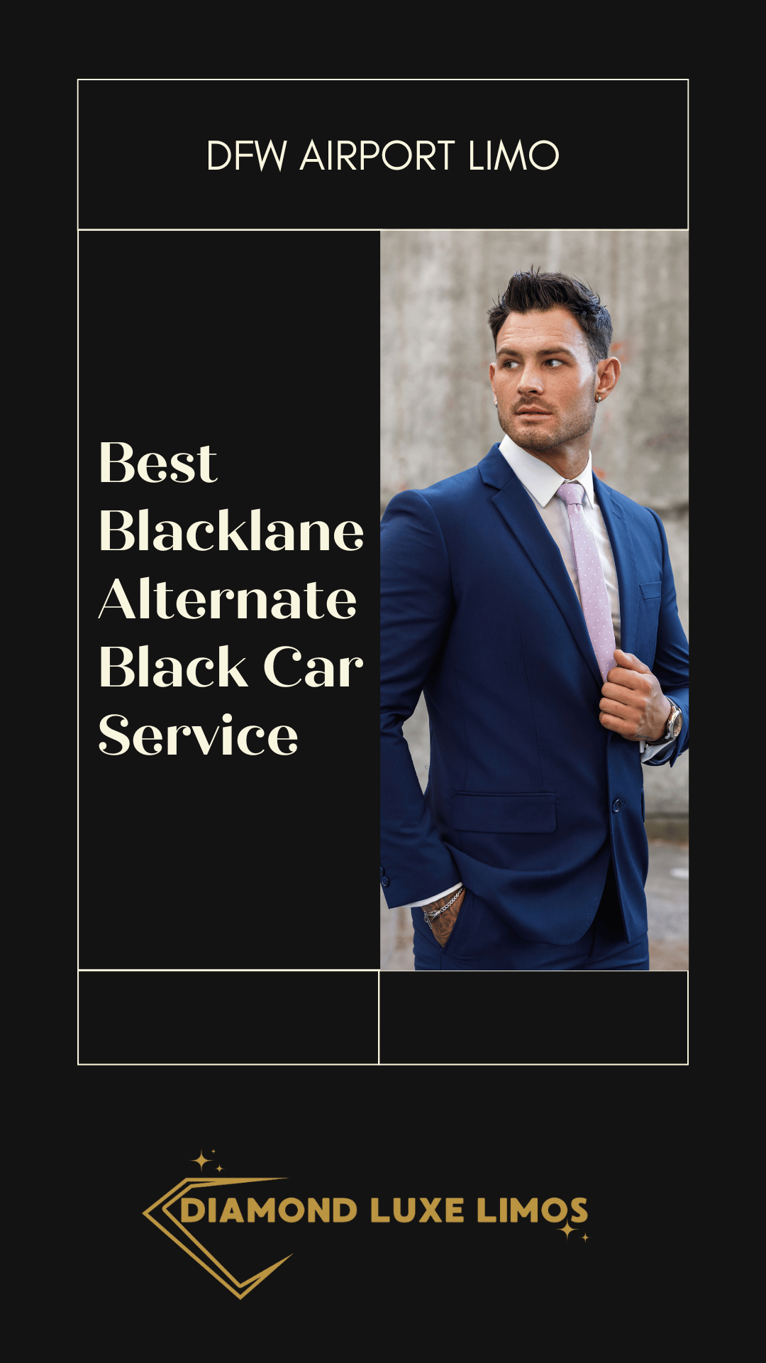 Blacklane alternate black car service at dfw airport by diamond luxe limos rental at dfw airport